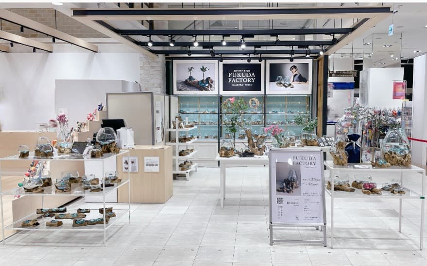 什器付きの区画です