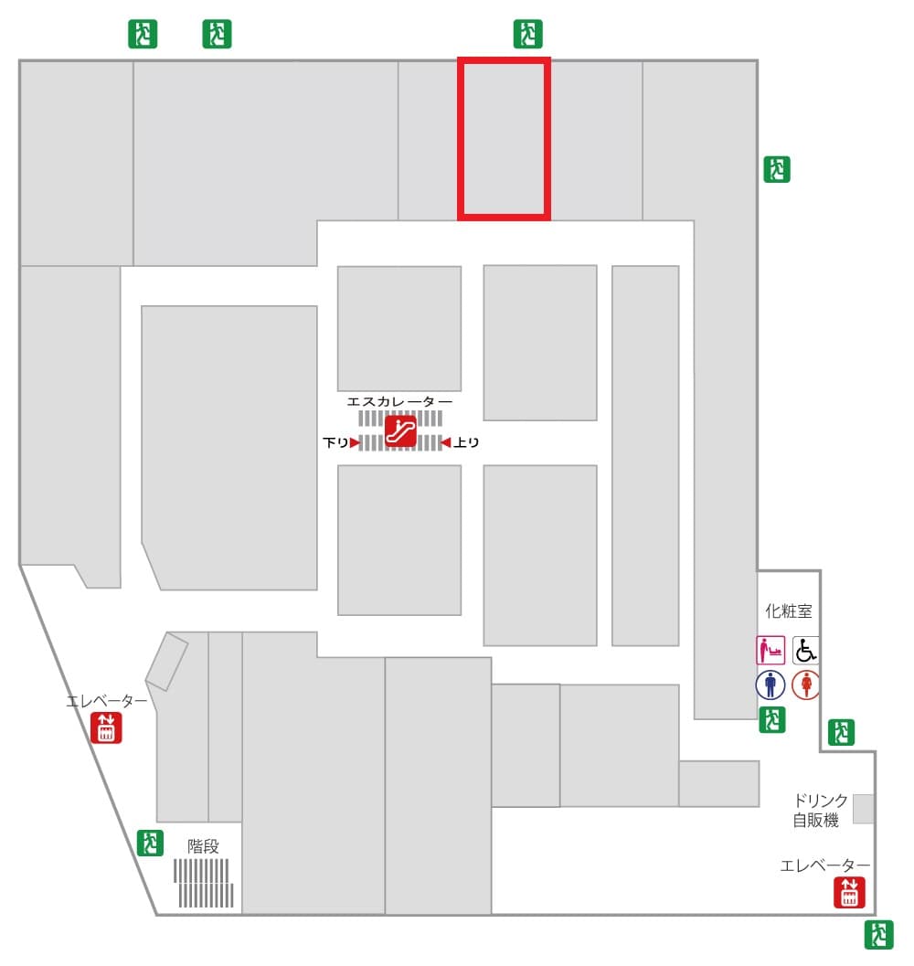 5階 カレンダリウムC01【物販・PR・ワークショップ】アニメイベントや絵画展などに最適の図面・フロアマップ