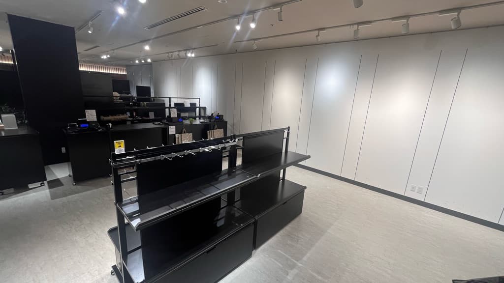 什器を配置したイメージ