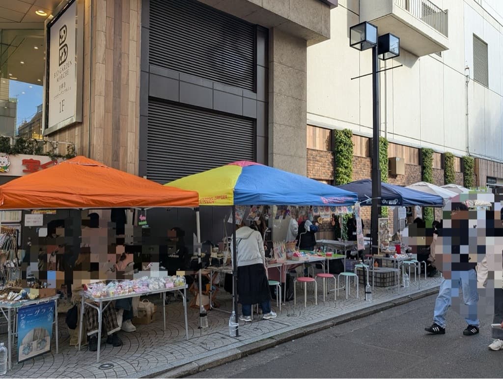 1階 店頭 パブリックスペース4【物産展/PR】井の頭公園へ向かう七井橋通り沿いで人通り抜群の屋外スペース