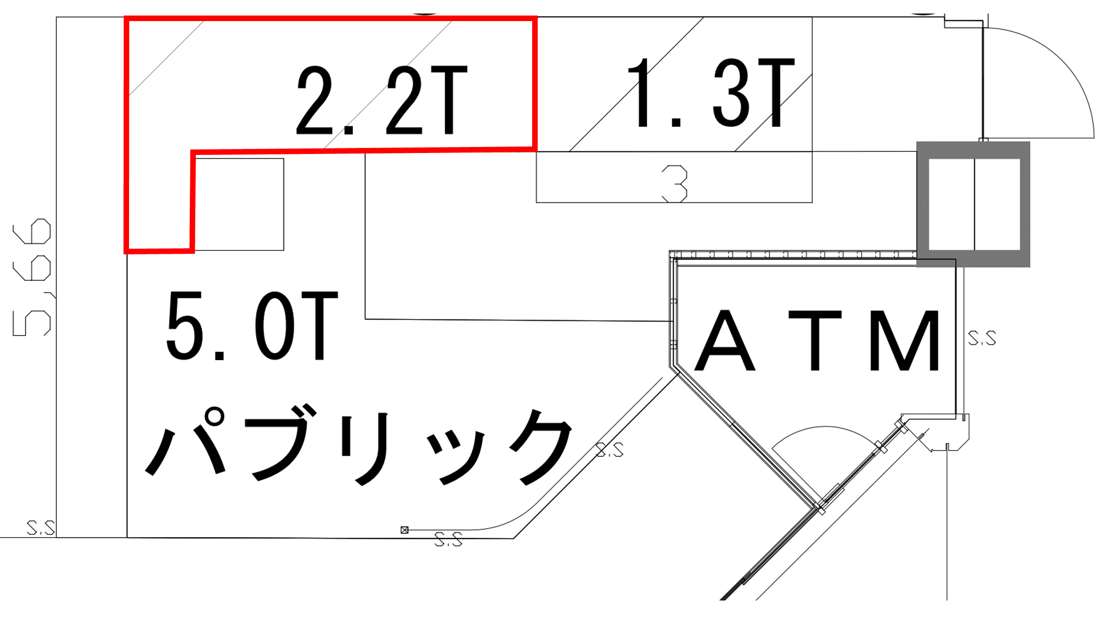 カレンダリウムF04(入口脇)駅直結!「お試し出店」もチャレンジしやすいスペースの図面・フロアマップ1