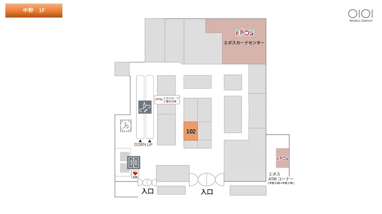 102の図面・フロアマップ