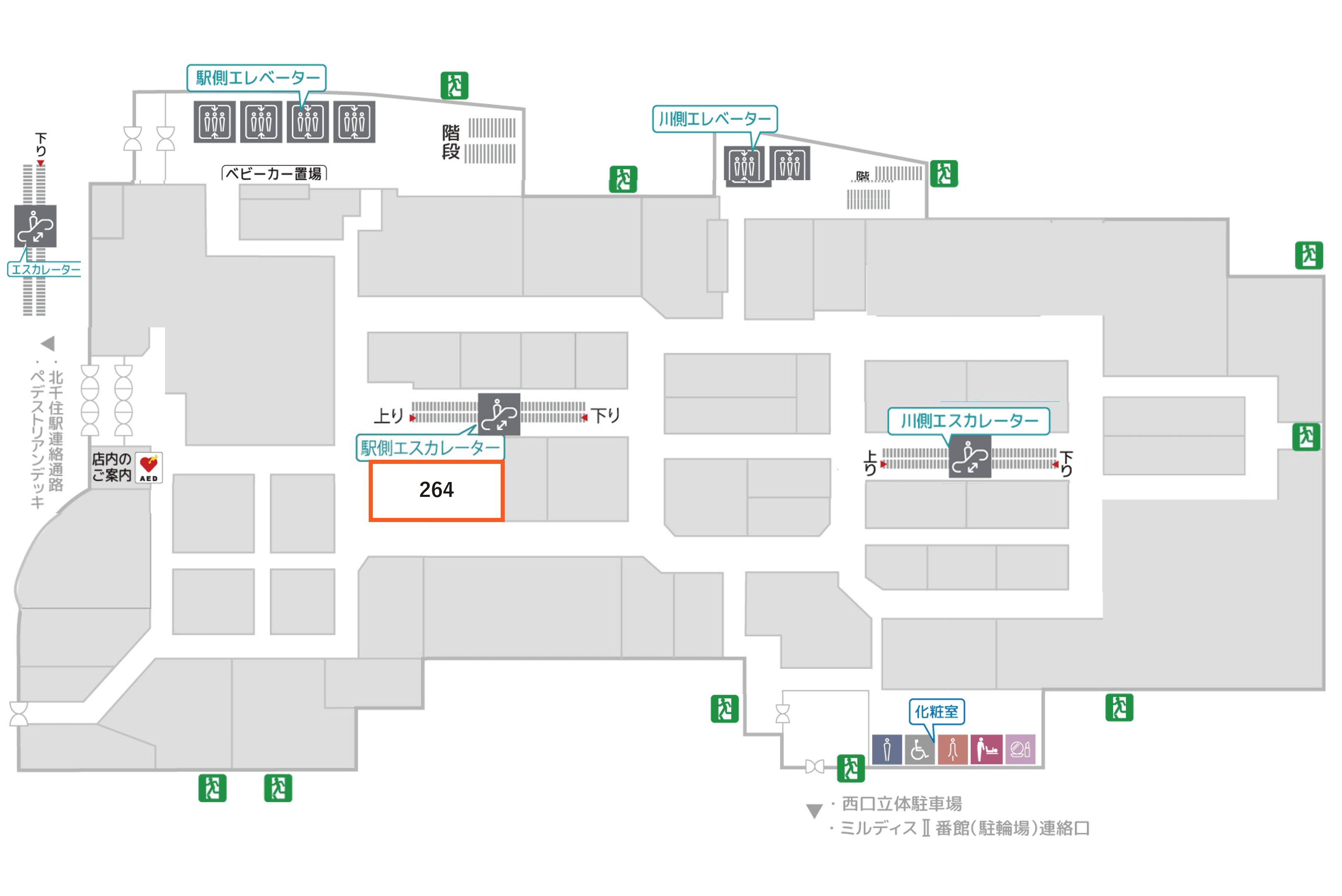 264の図面・フロアマップ