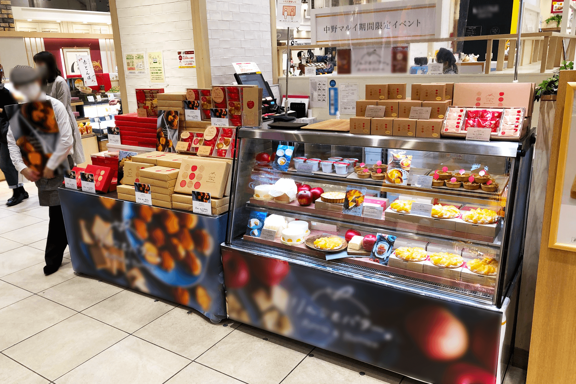 1階 カレンダリウムF01【食物販】店内入って正面の人通りの多い人気区画、スイーツ販売に最適2