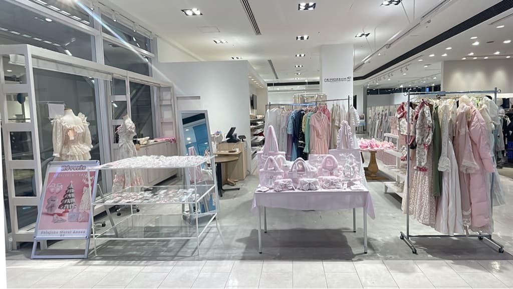 什器付きの区画です