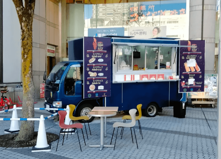 1階 店頭 広告・ステージA【物販・食物販・PR】国道14号面した人通りの多い屋外スペース1