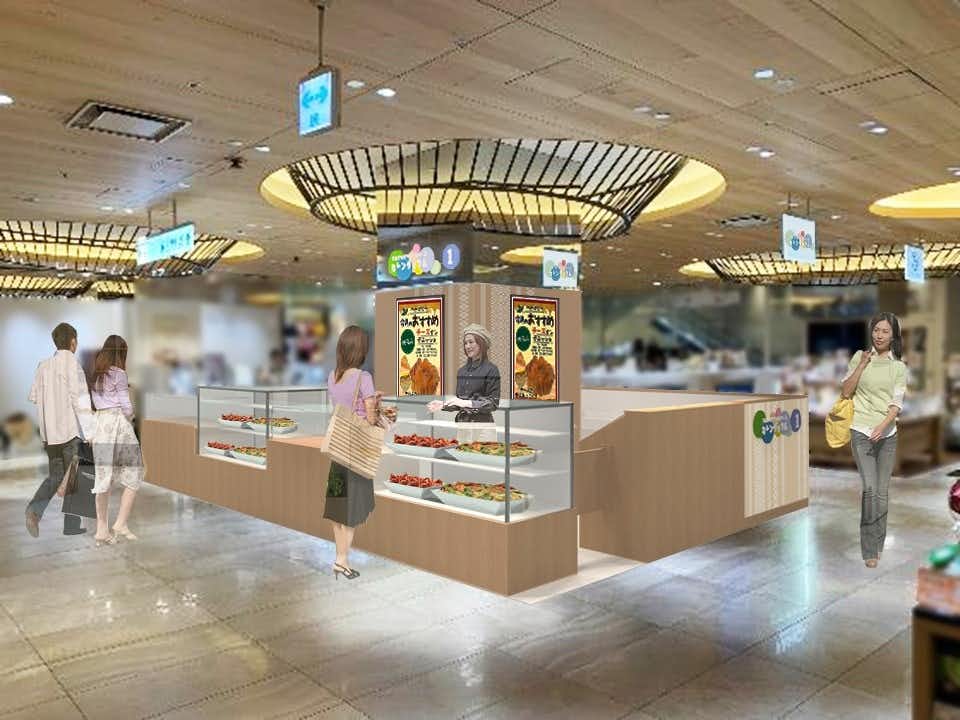 【博多マルイ】2階 カレンダリウムF05　博多駅近。洋菓子や軽食など食物販のポップアップストア出店に最適なスペース