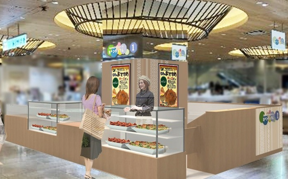 【博多マルイ】2階 カレンダリウムF06　博多駅近。洋菓子や軽食など食物販のポップアップストア出店に最適なスペース